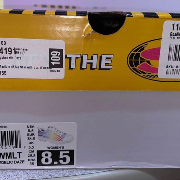 Sketchers Women’s Roadies Psychedelic Daze Canvas Sneakers Shoes Brand New - Picture 4 of 5